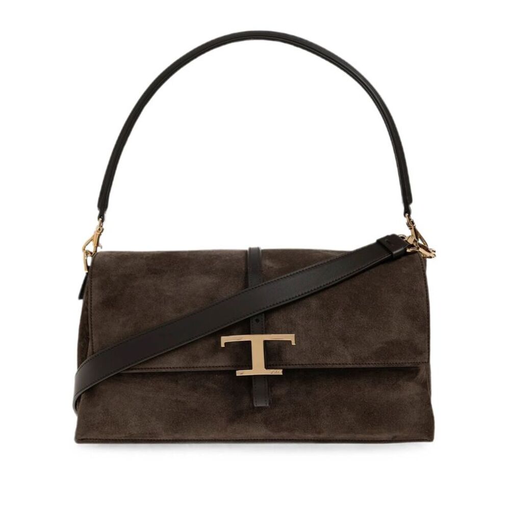 Borsa Flap T Timeless In Pelle Scamosciata Piccola Women